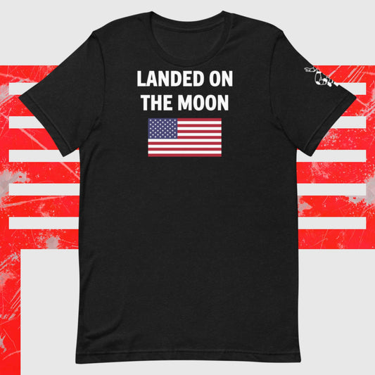 Unisex t-shirt Landed on The Moon